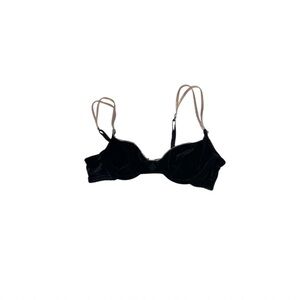 Ralph Lauren Vintage Black Velvet Bra - Women’s Size 34A